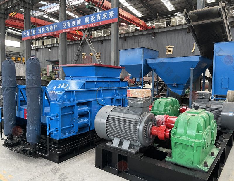 華盛銘1212型全液壓對輥制砂機多少錢一臺,有沒有生產現場